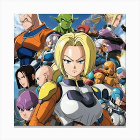 Dragon Ball Super 4 Canvas Print