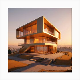 Pikaso Texttoimage 3d Model Realistic Houses Figure Octane Render Vol (1) Canvas Print