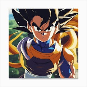 Dragon Ball Z Wallpaper 21 Canvas Print