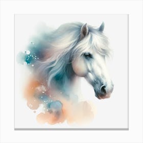 White Horse.2 Canvas Print