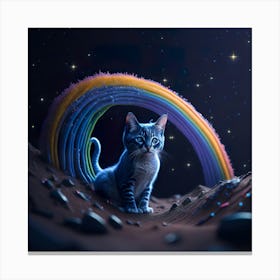 Cat Galaxy (27) Canvas Print