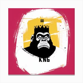 King Of Gorillas Canvas Print