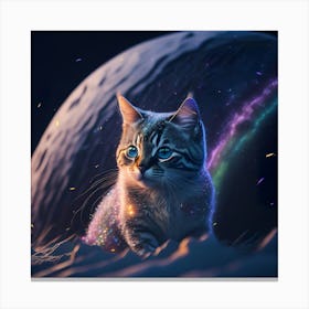 Cat Galaxy (86) 1 Canvas Print