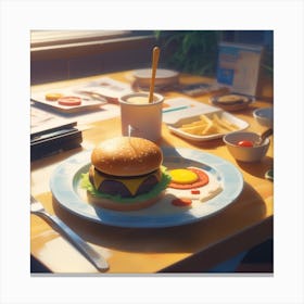 Burger 28 Canvas Print