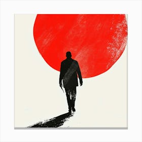 Red Sun Canvas Print