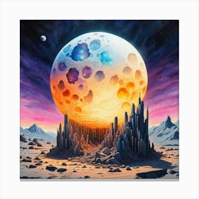 Moonscape 2 Canvas Print