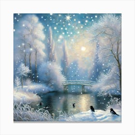 Winter's Night Canvas Print