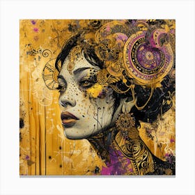 'Golden Girl' 2 Canvas Print