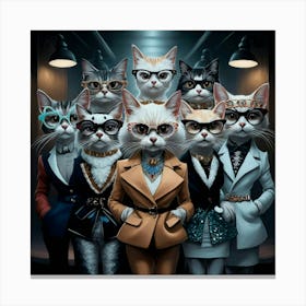 An Exquisite Illustration Of A Group Of Stylish Ca Ytfbl3zfsm2vfl0itnkoeq Tqehley3tk2fa0ndhlipqw Canvas Print