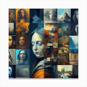 Mona Lisa 1 Canvas Print