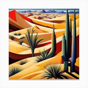 Desert Landscape 22 Canvas Print
