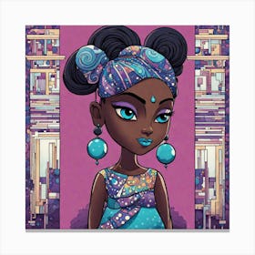 African Girl 2 Canvas Print