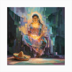 Mexican Goddess Canvas Print