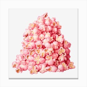 Pink Popcorn Canvas Print