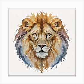 Lion Head 1 Canvas Print