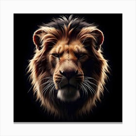 Lion portrait 1 Canvas Print