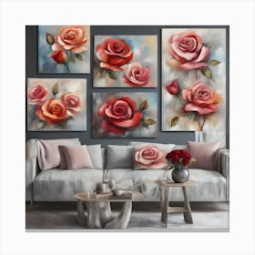 Roses Canvas Print