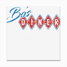 Bos Diner Canvas Print