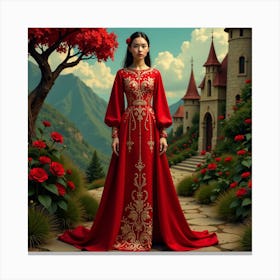 Fairytale Princess 1 Canvas Print