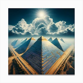 Pyramids Of Giza 1 Canvas Print