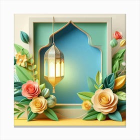 Islamic Ramadan Background 7 Canvas Print