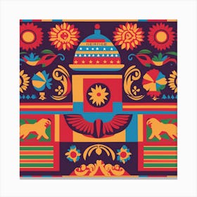 Egyptian Pattern Canvas Print