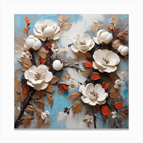 Flower branch Canvas Print