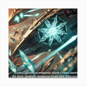 Crystal Lancers Weakening Structural Integrity Canvas Print