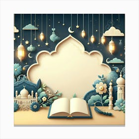 Muslim Ramadan 1 Canvas Print