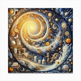 Spiral Universe Canvas Print