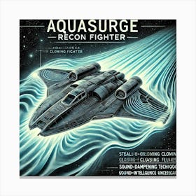 Aquasurge Recon Fighter Canvas Print