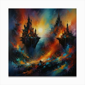 Castle In The Sky 1 Canvas Print