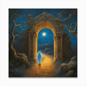 Guided By The Moon Canvas Print