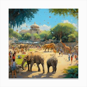 Orlando Zoo 1 Canvas Print