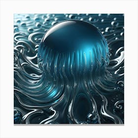 Blue Jelly 5 Canvas Print