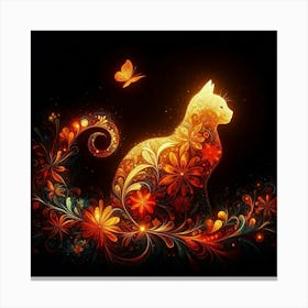 Cat Art 1 Canvas Print