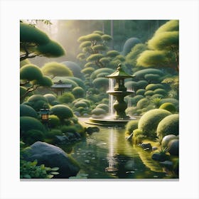 Japanese Garden 3 Canvas Print