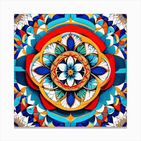 Abstract Mandala 29 Canvas Print