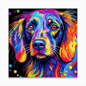 Colorful Dog Canvas Print