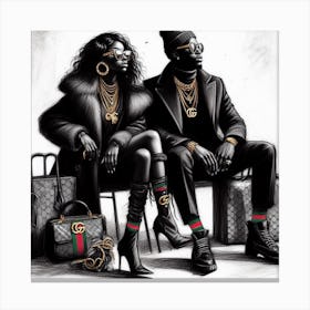 Gucci Couple 5 Canvas Print