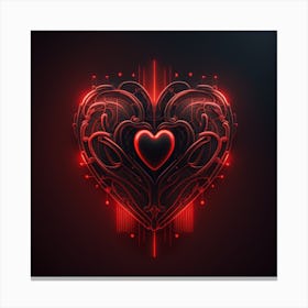 Heart Of Love Canvas Print