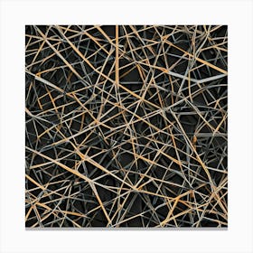 Abstract Wires Canvas Print