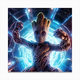 Guardians Of The Galaxy Groot 2 Canvas Print