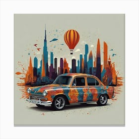 Dubai Cityscape Canvas Print