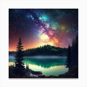 Galaxy In The Sky 5 Canvas Print