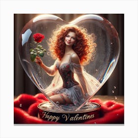 Happy Valentine'S Day 3 Canvas Print