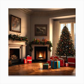Christmas Tree Stock Videos & Royalty-Free Footage 8 Canvas Print