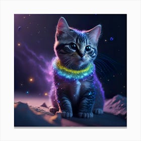 Cat Galaxy (64) Canvas Print