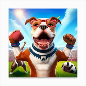 All Star Dogs 3 Canvas Print