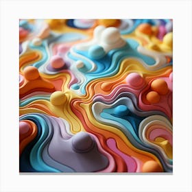 Swirls And Swirls Canvas Print